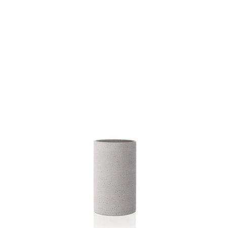 BLOMUS Blomus 65595 Polystone Vase; Light Gray - Small 65595